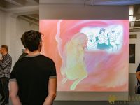 Tala Madani Exhibition Opening 104