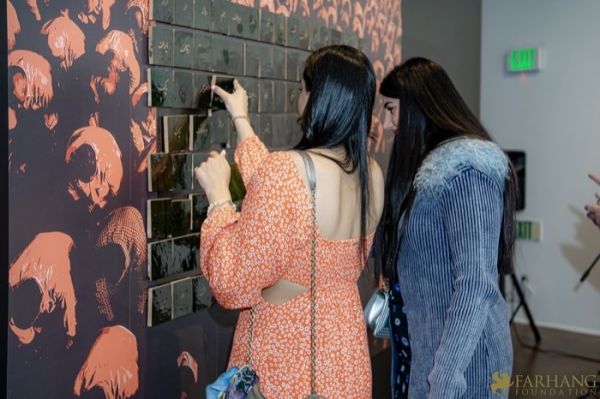 021 ART IRAN Falling Into Language Opening Celebration