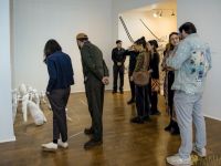 064 ART IRAN Falling Into Language Opening Celebration