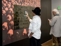 075 ART IRAN Falling Into Language Opening Celebration