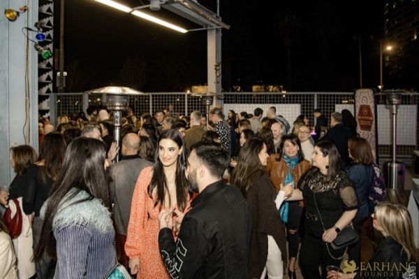 088 ART IRAN Falling Into Language Opening Celebration